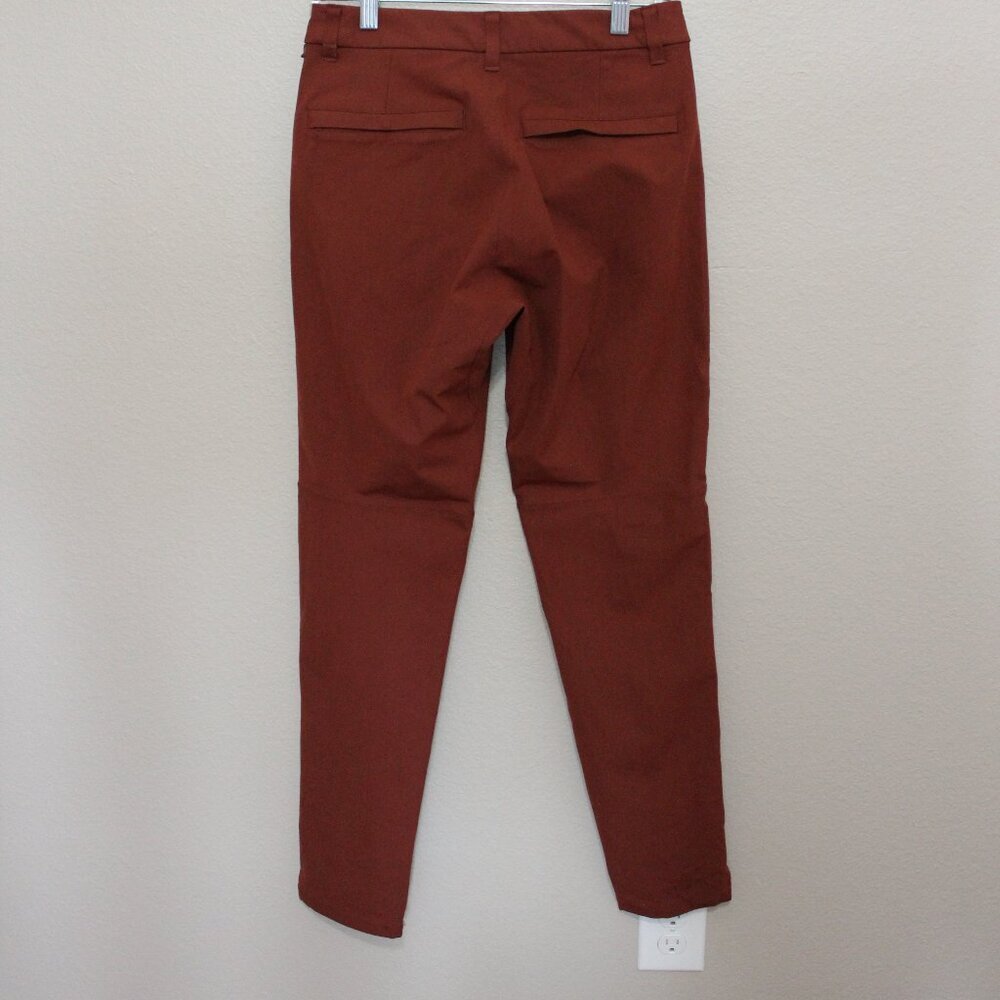 Lululemon Men's Commission Pant Slim Chino Size 28 Waist LM5AF2S Rust Color - Picture 2 of 11